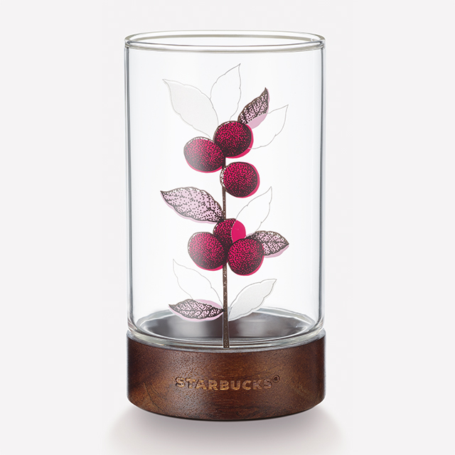 Blooming Coffee Cherry Glass Mug from Starbucks Coffee Heritage Collection