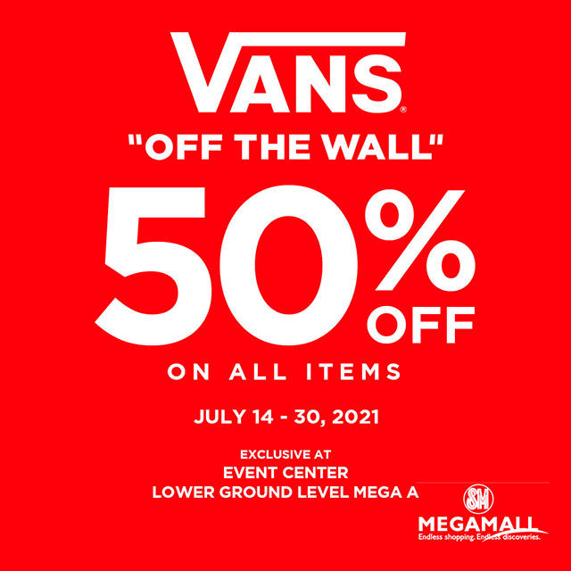 Paine Gillic Armstrong Wieg Vans Sale SM Megamall July 2021: Official Details, Dates