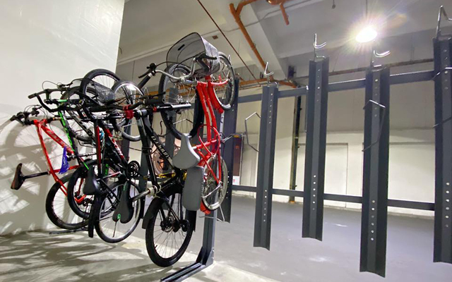 The Podium bike parking