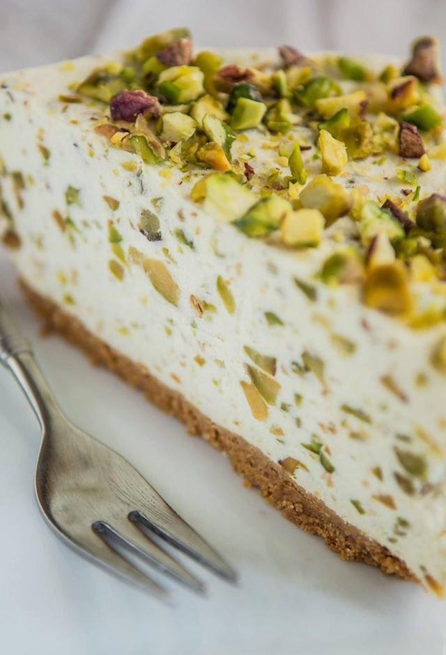 Pink Heaven Bakeshop and Bistro’s Pistachio Cheesecake