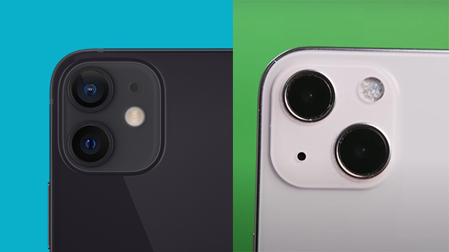 iphone 12 and iphone 13 camera