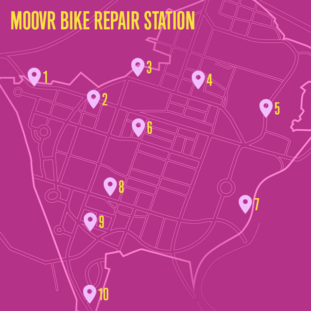 bike repair stations