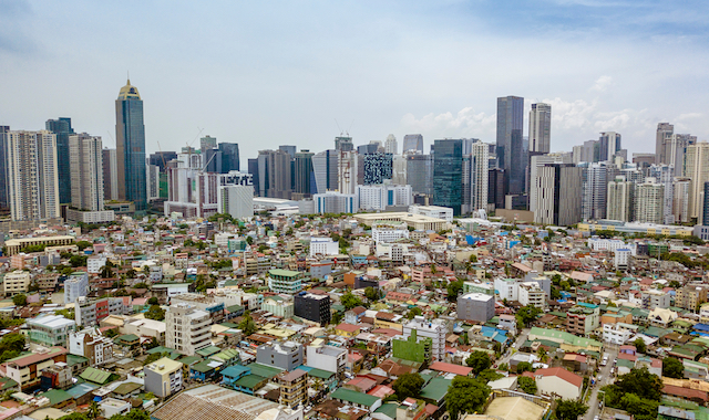 Metro Manila aerial view