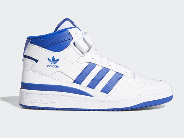 high-top sneakers: Adidas Forum Mid Shoes
