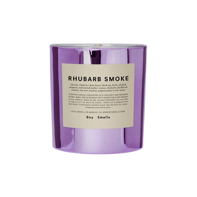 Boy Smells Rhubarb Smoke Scented Candle