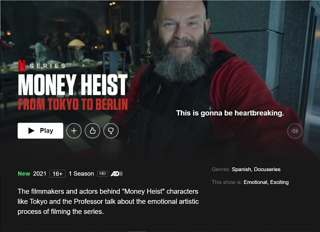 Money Heist: From Tokyo to Berlin