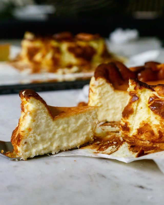 basque burnt cheesecake