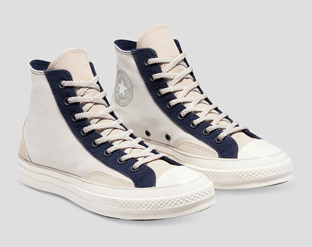 Chuck 70 High Top Sneakers in Pale/Navy/Egret
