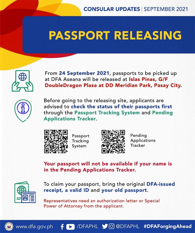 Picking Up Your Passport? You'll Need to Do It at DoubleDragon in Pasay