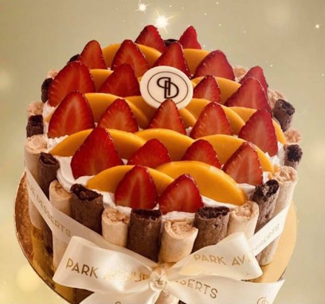 strawberry cakes: Strawberry Mango Bloom from Park Avenue Desserts