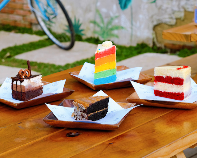 cakes in Cebu: cake slices from Charlie's Cup