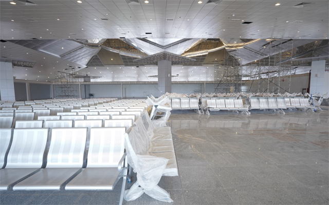 inside the bicol international airport