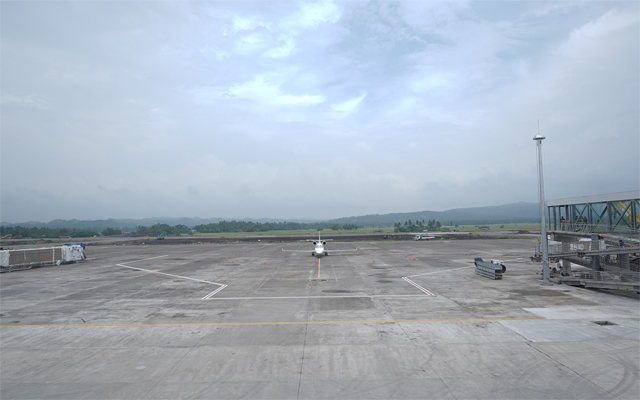 runway at bicol international airport