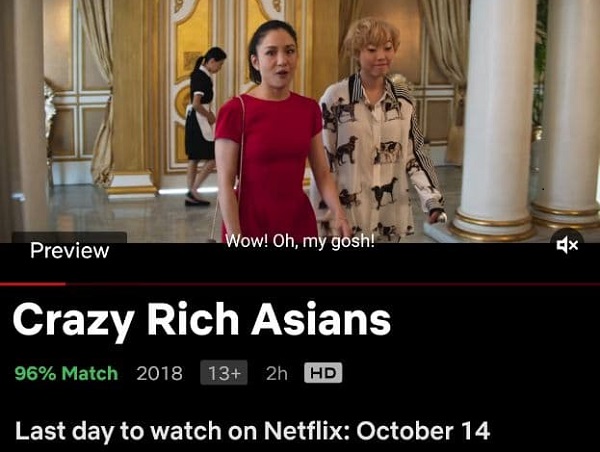 netflix crazy rich asians