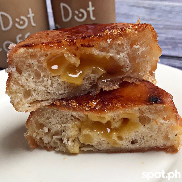 calamansi brulee doughnuts from dot coffee