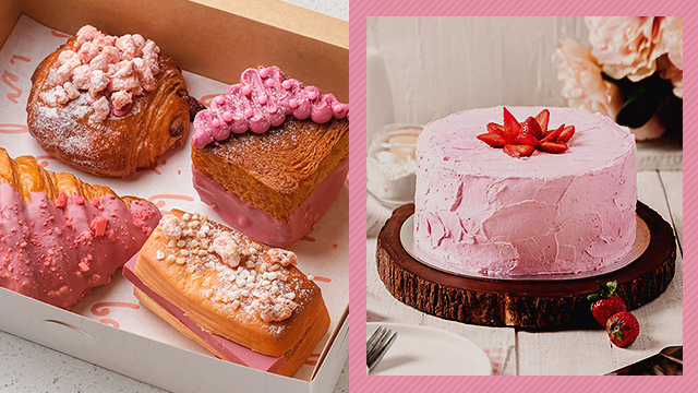 pink desserts