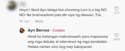 ayn bernos claps back to trolls haters