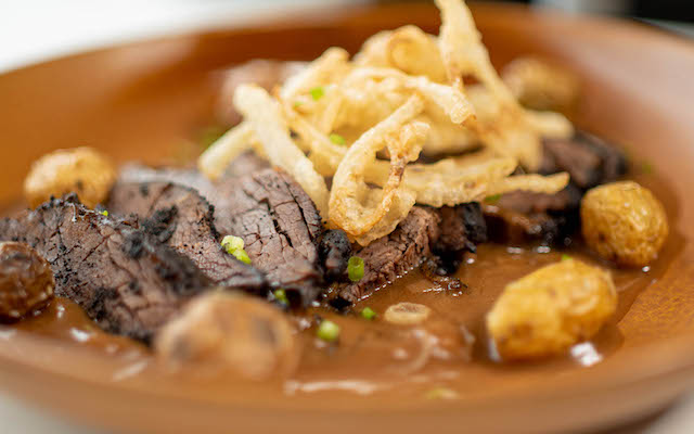 Coffee-Crusted Beef Brisket from Pino