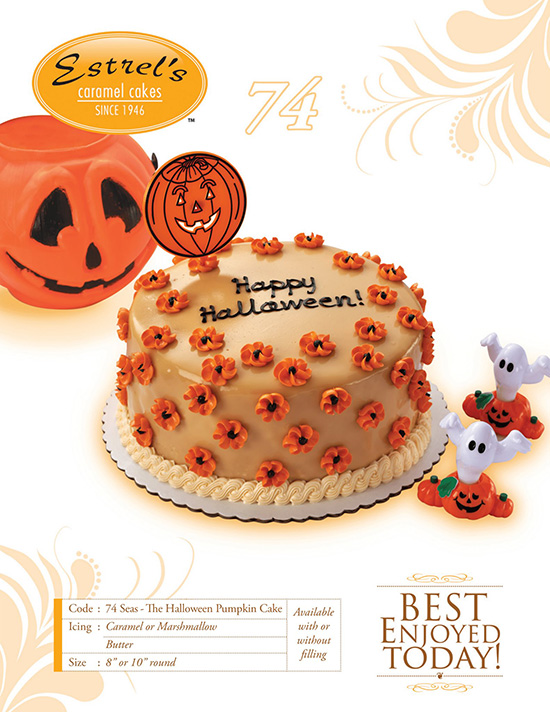 estrel's caramel cake halloween