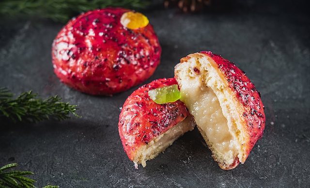 Berries Yakult doughnut by Poison Doughnuts
