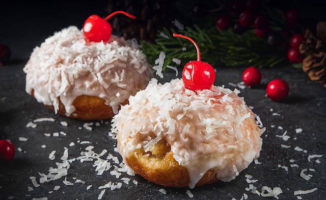 Piña Colada doughnuts by Poison Doughnuts