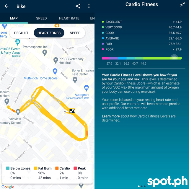 Fitbit exercise mode