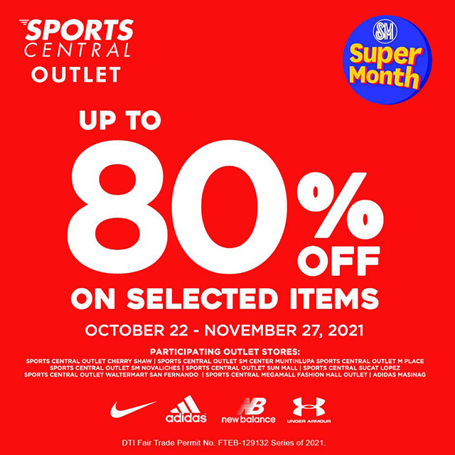 sports central's mega sneaker sale this november