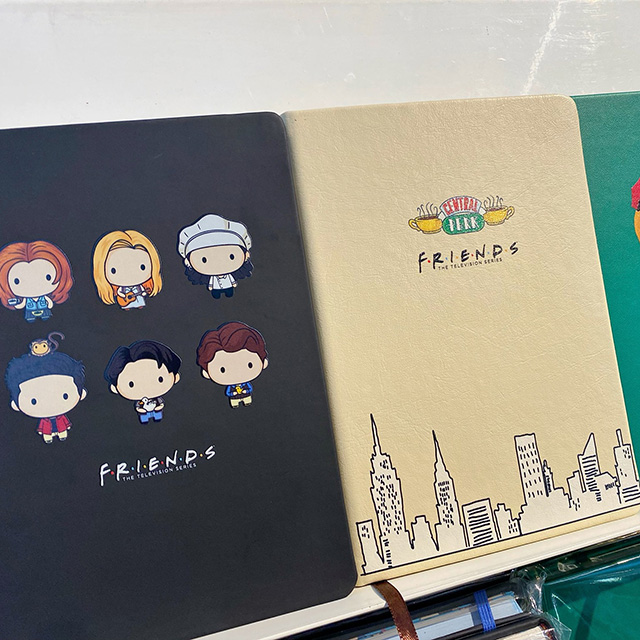 Friends-themed undated planners available at National Book Store