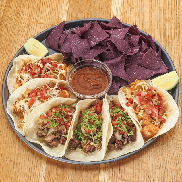 Taco platter from CHINO MNL