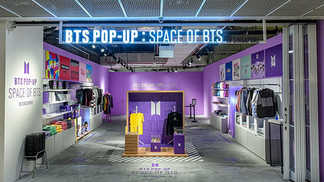 bts pop up store in the philippines: space of bts