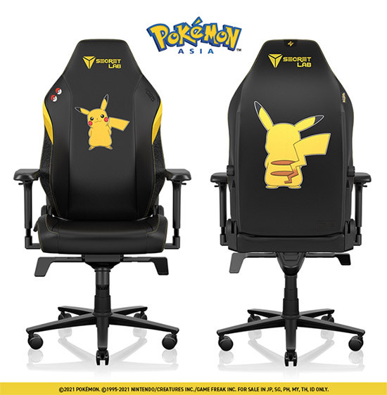 Secretlab pokemon chairs