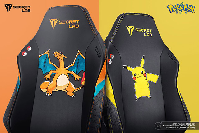 Secretlab pokemon chairs
