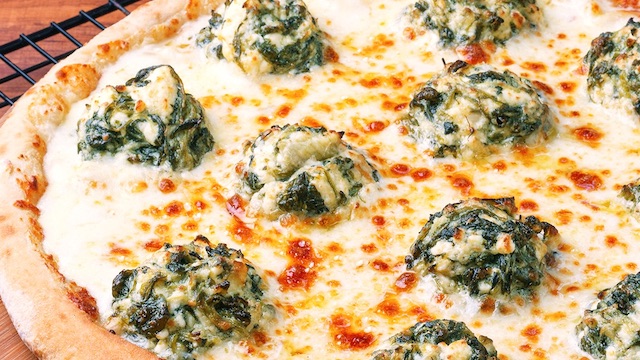angel's pizza spinach dip