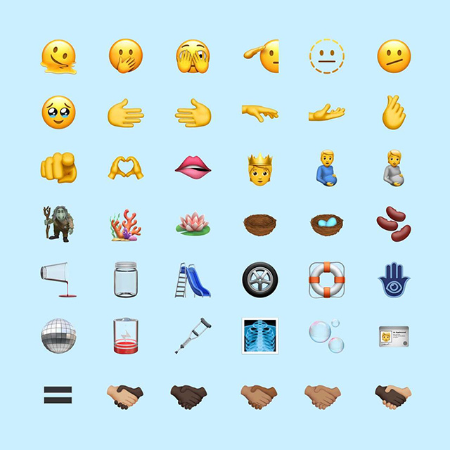 new emojis ios 15.4