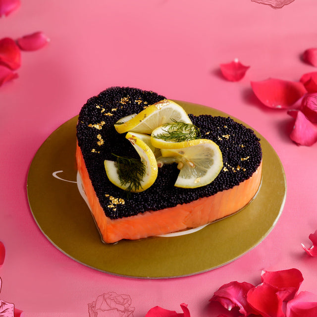 bizu valentine's caviar pie