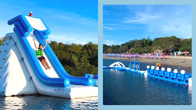 inflatable island, ilocos