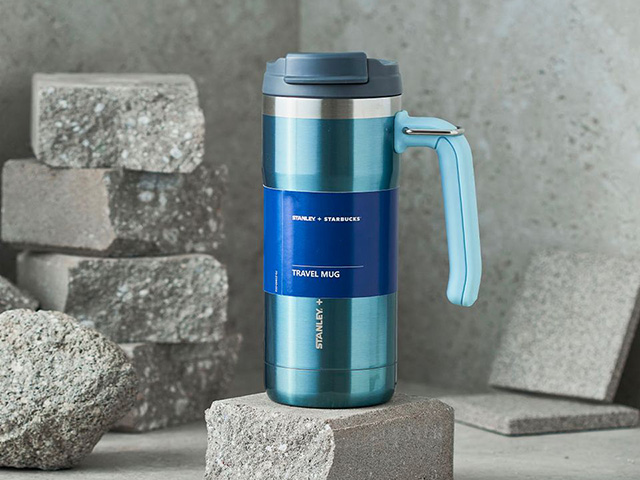 Starbucks, Accessories, Starbucks Stanley Thermos Stainless Steel Vacuum  Tumbler Blue