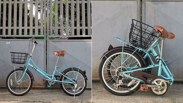 Surplus bicycle store DeviBikes showcases its folding bikes