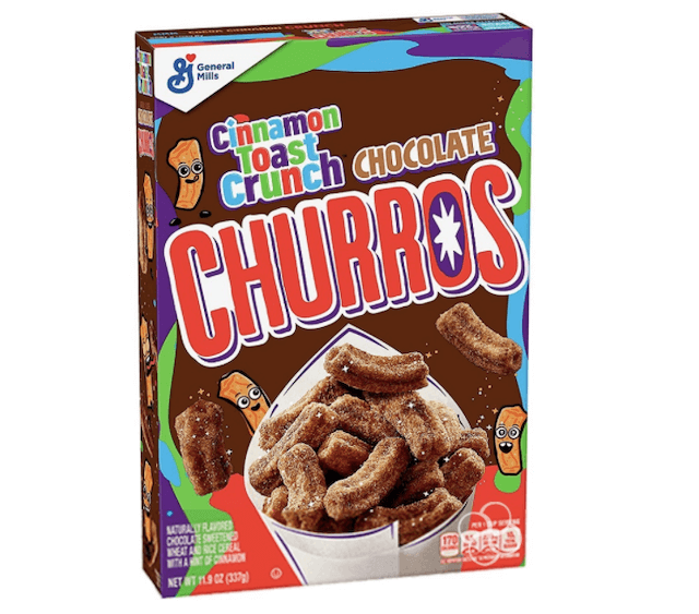 General Mills Cinnamon Toast Crunch Chocolate Churros Cereal, landers