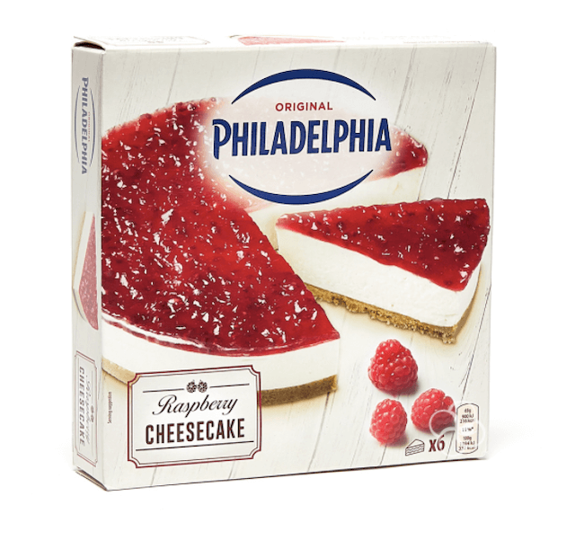 landers, Philadelphia Raspberry Cheesecake
