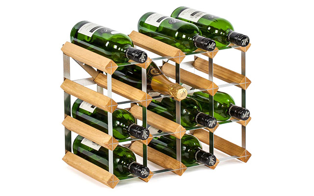 16-Bottle Neck-Protruding Wine Rack from Traditional Wine Rack Co.