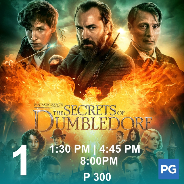 Secrets of Dumbledore SM Seaside City Cebu Cinemas Schedule