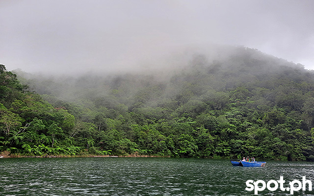 boating in balinsasayao lake