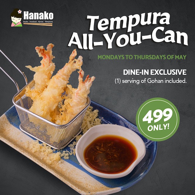 hanako tempura promo