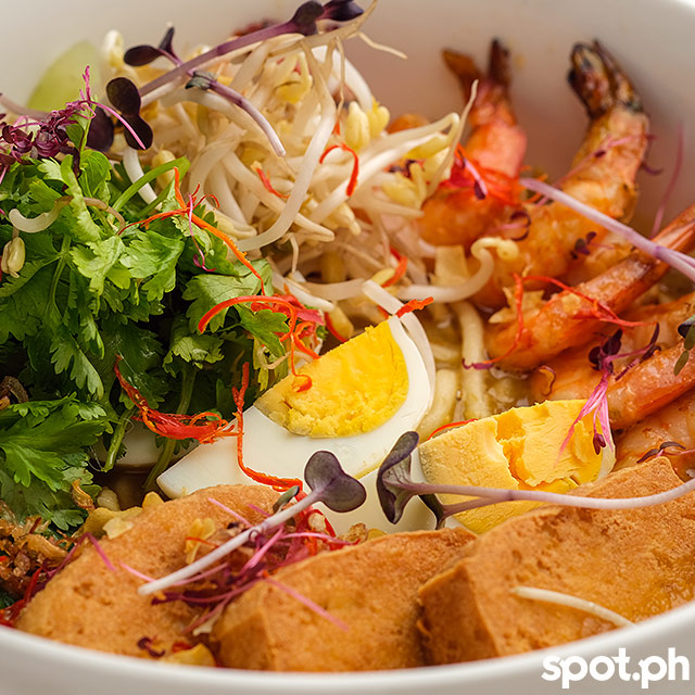 kong noods, kong noodles, #10 Malaysian-style Rich and Spicy Coconut Broth with Prawn, Tofu and Wheat Noodles