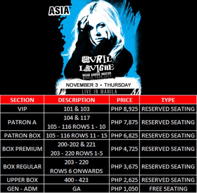 Avril Lavigne Manila Concert