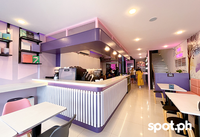 First look at the Purple 7 Cafe Reopening in Tomas Morato.