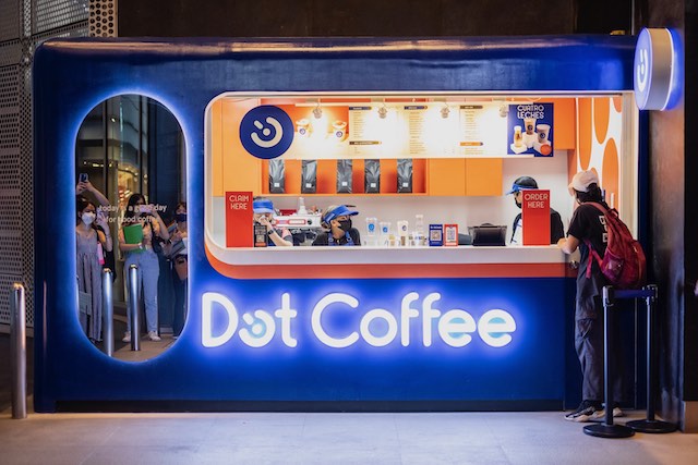 Dot Coffee w city center bgc store front shot