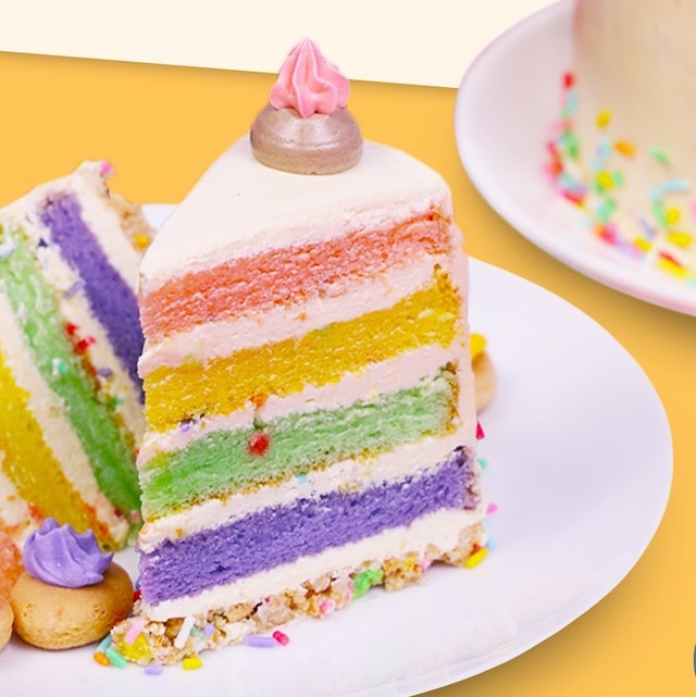 pride month, max's rainbow celebration cake