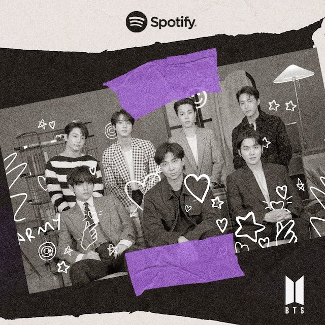 Spotify and BTS collaboration.